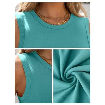 Comfortable ANRABESS High Neck Tank Top for Women