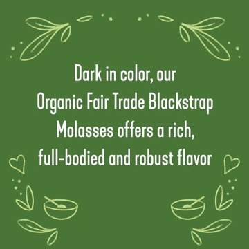 Wholesome's Organic Blackstrap Molasses 16 oz - Non-GMO Superfood