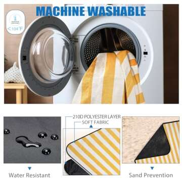 Outdoor Picnic Blankets Waterproof Large Sandproof Portable