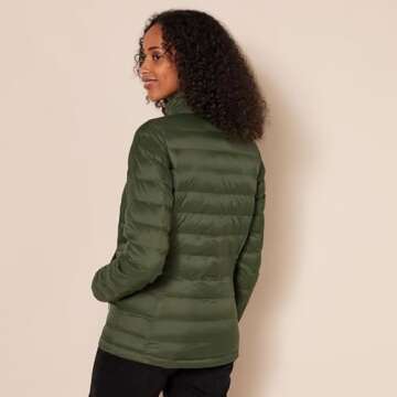 Women's Lightweight Packable Water-Resistant Puffer Jacket