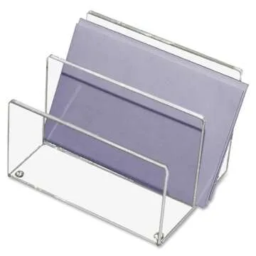 Kantek Clear Acrylic Mini File Sorter for Organized Desk
