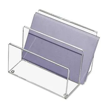 Kantek Clear Acrylic Mini File Sorter for Organized Desk