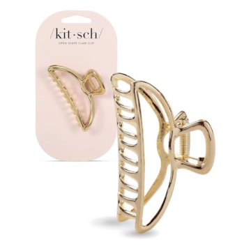 Kitsch Gold Metal Claw Clip for All Hair Types