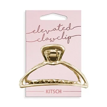 Kitsch Gold Metal Claw Clip for All Hair Types
