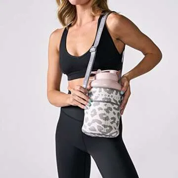 HydroJug Half Gallon Water Bottle 64oz - Refillable, Reusable Jug With Carry Handle - Leakproof Guarantee - Great For On-The-Go Hydration - Dishwasher Safe, BPA Free