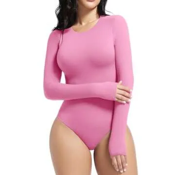 YIANNA Long Sleeve Bodysuit - Chic & Comfortable Women's Top