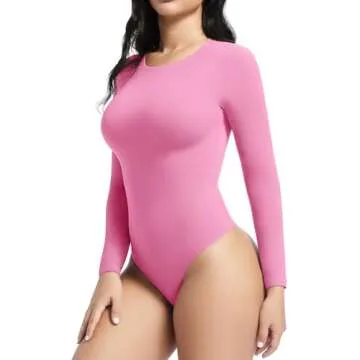 YIANNA Long Sleeve Bodysuit - Chic & Comfortable Women's Top