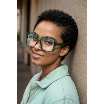 VISOONE Oversized Blue Light Blocking Glasses for Women