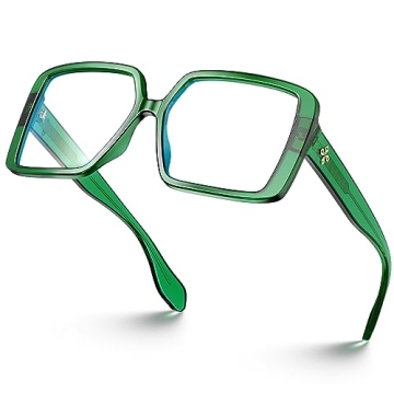 VISOONE Oversized Blue Light Blocking Glasses for Women