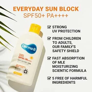 Derma B SPF50+ Sunscreen for All Skin Types - 200ml