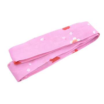 Kimura Jitsugyo Women's Kyoto Traditional Easy Wearing Kawaii Yukata Robe(Japanese Casual Kimono) Cherry blossoms & Butterfly Set 2 Medium Woman