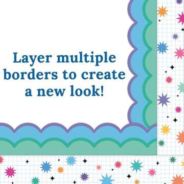 Cool Waves Bulletin Board Borders for Classroom Decor