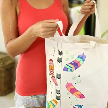 Zenacolor 20 Fabric Markers Permanent Vibrant Colors