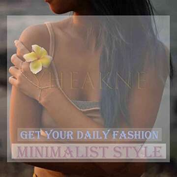 Yheakne Boho Satellite Finger Ring Bracelet Gold Ring Wrist Bracelet Hand Chain Vintage Ball Slave Bracelet Minimalist Satellite Dotted Chain Bracelet Jewelry for Women