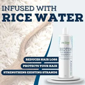 Biotin Shampoo for Hair Growth - Thickening Shampoo for Hair Loss All Natural for Thinning Hair - Rosemary Aloe Vera Coconut - for Women Men - Sulfate Free Paraben Free - Safe for Color Treated Hair