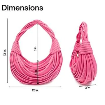 ZuTrenD Handbags for Women - Stylish Pink Top Handle Purse