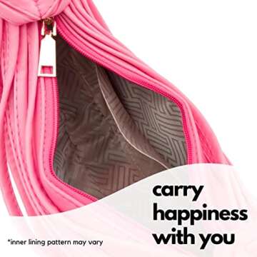 ZuTrenD Handbags for Women - Stylish Pink Top Handle Purse