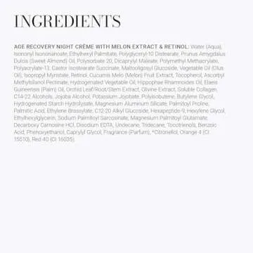 Meaningful Beauty Crème De Serum, Melon Extract Night Moisturizer, orange