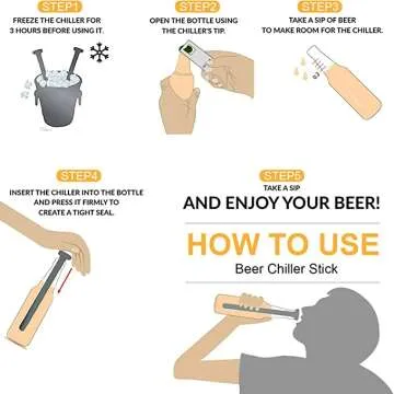 Beer Chiller Sticks - Keep Your Bottles Cold Anytime