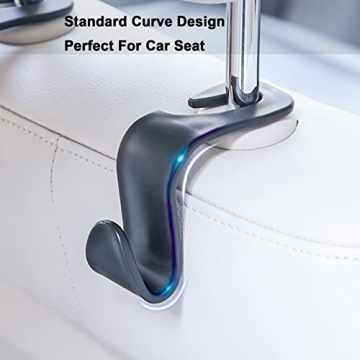 VTECHOLOGY 4 Pack Car Seat Hooks Heavy Duty Organizer