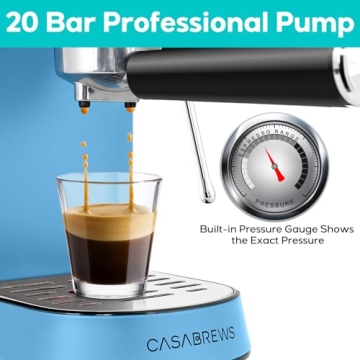 CASABREWS 20 Bar Espresso Machine with Milk Frother