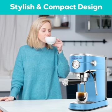 CASABREWS 20 Bar Espresso Machine with Milk Frother