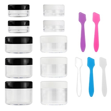 Accmor Travel Containers 10 Pack for Skincare and Cosmetics
