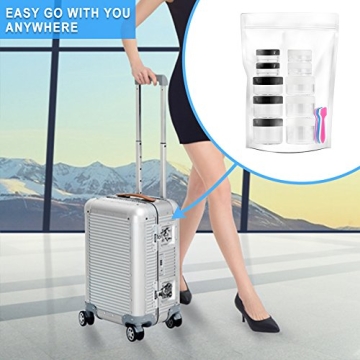 Accmor Travel Containers 10 Pack for Skincare and Cosmetics