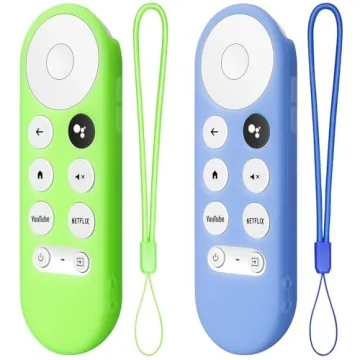 Glow-in-the-Dark Silicone Sleeve for Chromecast Remote - 2PC Set
