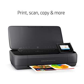 HP OfficeJet 250 Portable All-in-One Printer with Wireless Printing