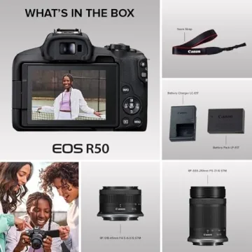 Canon EOS R50 Mirrorless Camera for Beginners and Creators