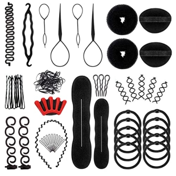 OBSCYON 27Pcs Hair Styling Set - Ultimate DIY Hair Design Tools