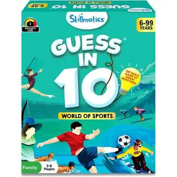 Skillmatics Sports Trivia Game for Ages 6 and Up