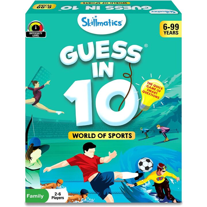 Skillmatics Sports Trivia Game for Ages 6 and Up