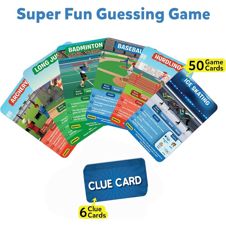 Skillmatics Sports Trivia Game for Ages 6 and Up