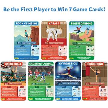 Skillmatics Sports Trivia Game for Ages 6 and Up
