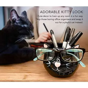 Luvberries Cat Glasses Holder and Decor Organizer