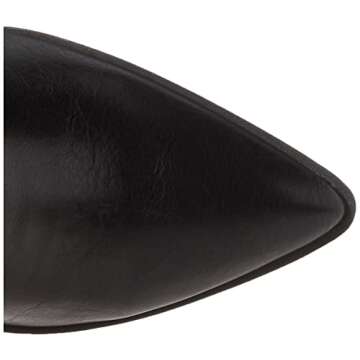 The Drop Women's Cassandra Knee-High Western Boot, Black, 10