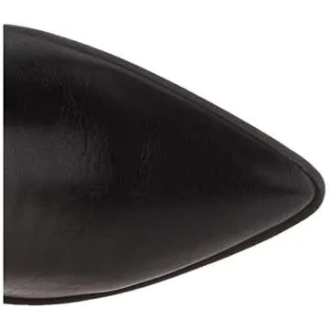 The Drop Women's Cassandra Knee-High Western Boot, Black, 10