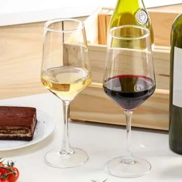 OUWO 4-Piece Wine Glass Set for Elegance and Durability