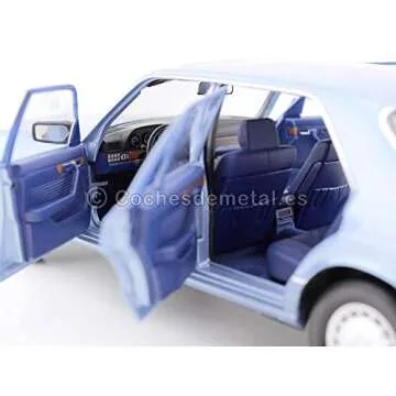 Norev NV183464 1:18 Mercedes-Benz Blue 1990 560 SEL-Pearl Metallic
