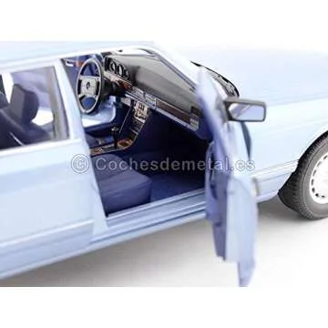Norev NV183464 1:18 Mercedes-Benz Blue 1990 560 SEL-Pearl Metallic