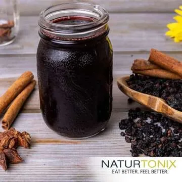 Naturtonix Whole Dried Elderberries - Natural Immune Booster