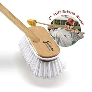 Shurhold Marine Mate Boat Deck Brush - Heavy Duty Cleaning Tool