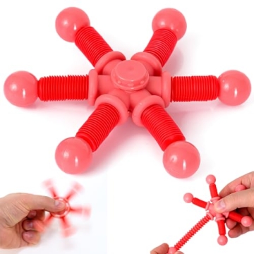 NUTTY TOYS Pop Tubes Fidget Spinner for Stress Relief