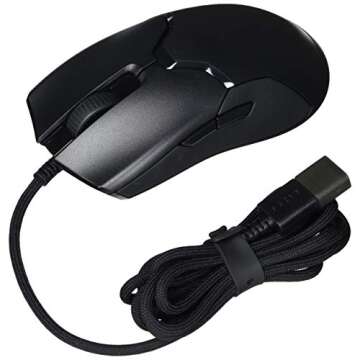 Razer Viper 8KHz Ultralight Ambidextrous Wired Gaming Mouse: Fastest Gaming Switches - 20K DPI Optical Sensor - Chroma RGB Lighting - 8 Programmable Buttons - 8000Hz HyperPolling - Classic Black
