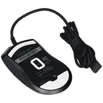 Razer Viper 8KHz Ultralight Ambidextrous Wired Gaming Mouse: Fastest Gaming Switches - 20K DPI Optical Sensor - Chroma RGB Lighting - 8 Programmable Buttons - 8000Hz HyperPolling - Classic Black