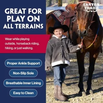 Stylish Premium Kids Cowboy Boots for Active Kids