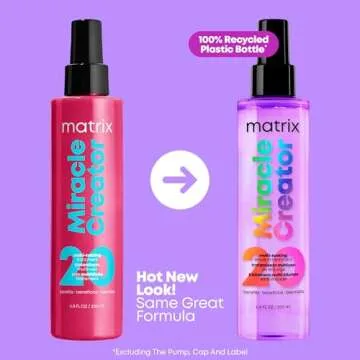 Matrix Miracle Creator Leave-In Conditioner Spray | Heat Protectant, Anti-Frizz, Moisturizing & Deta...
