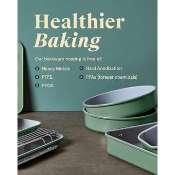 Caraway Non-Stick Ceramic Baking Sheet Duo - Bake Right!